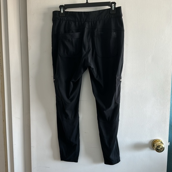 Black stretch cargo pants 10p - Picture 2 of 5